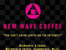Tablet Screenshot of newwavecoffee.com